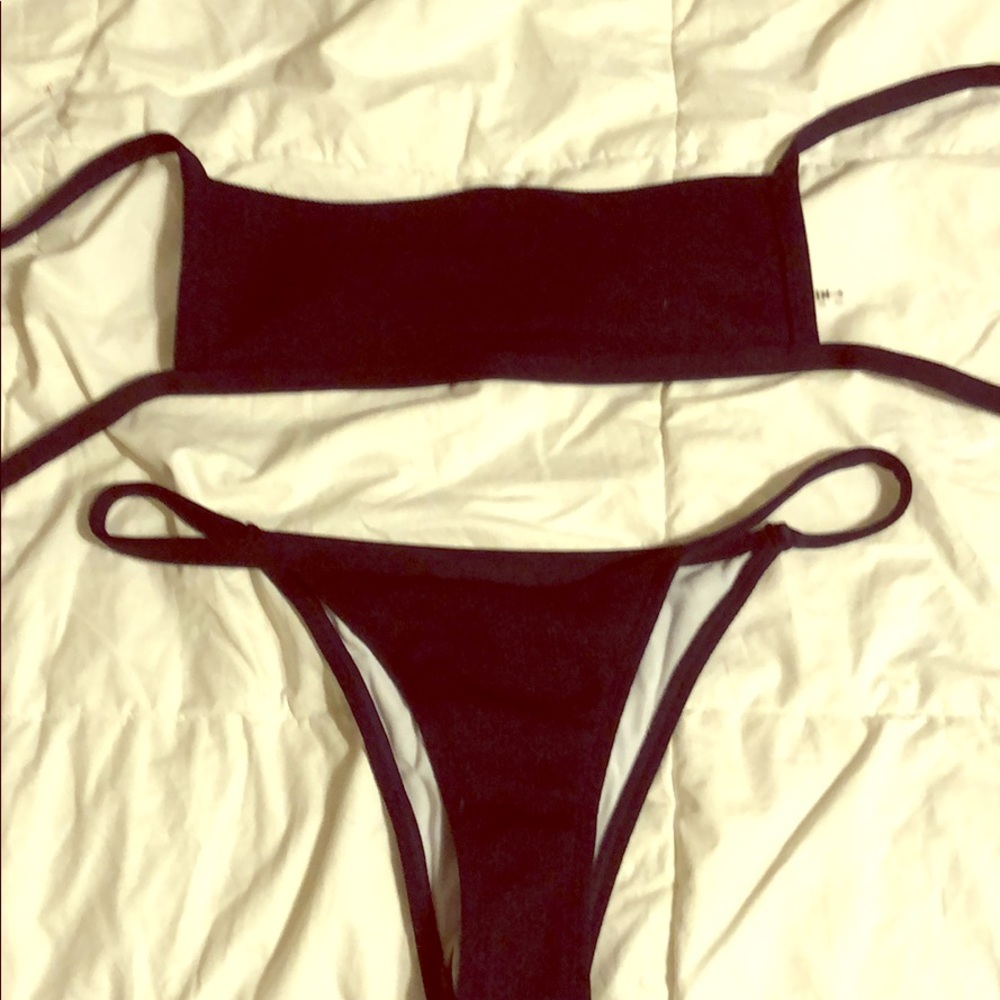 Navy blue bikini